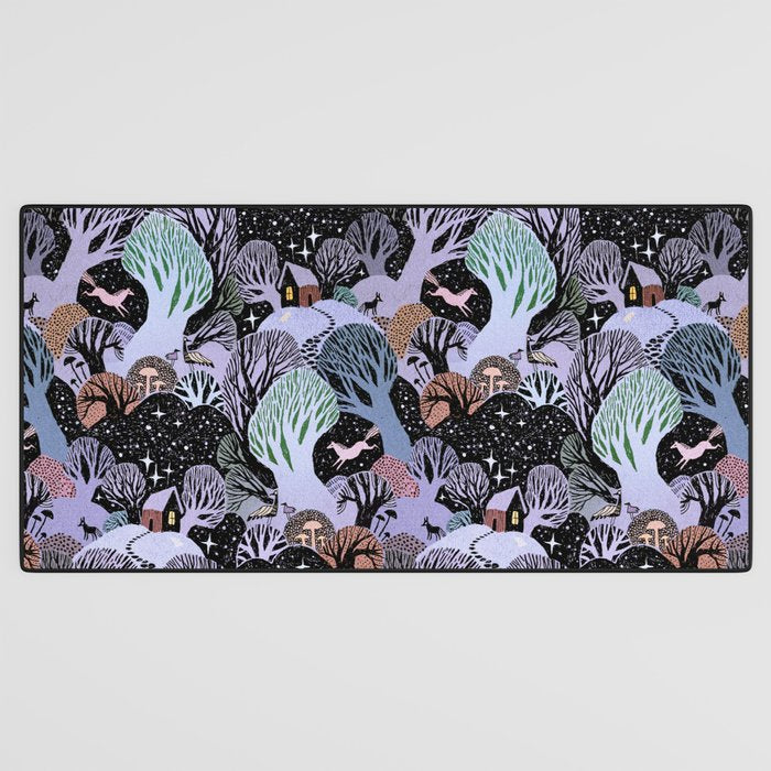 Dream with Dancing Trees Desk Mat Gallery Image 3
