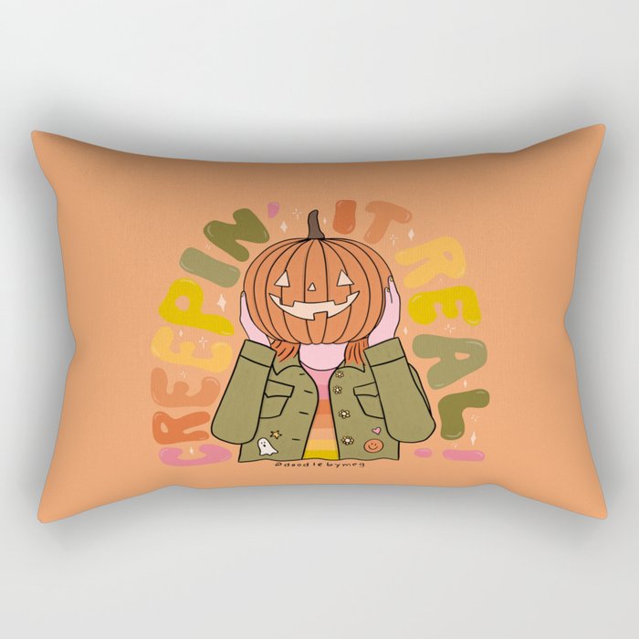 Creepin' It Real Rectangular Pillow Gallery Image 2