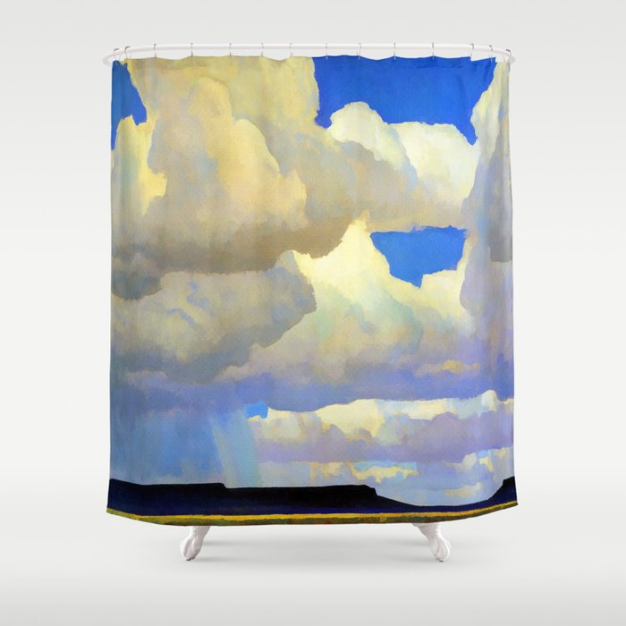 Maynard Dixon Summer Afternoon Shower Curtain Gallery Image 1