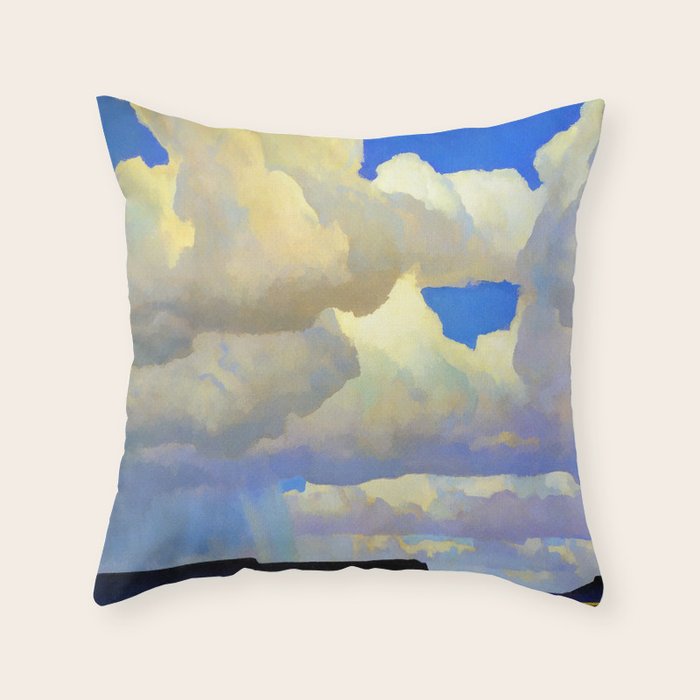 Maynard Dixon Summer Afternoon Throw Pillow Gallery Image 6