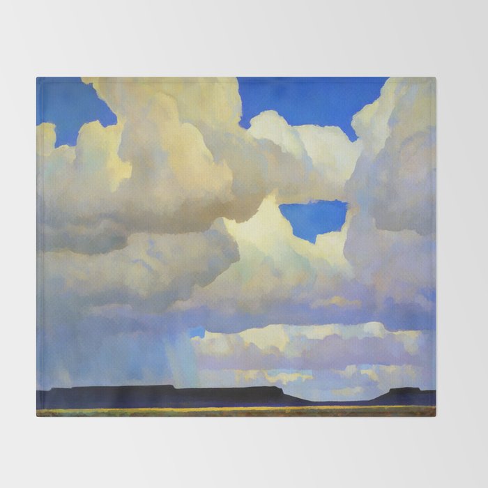 Maynard Dixon Summer Afternoon Throw Blanket Gallery Image 2