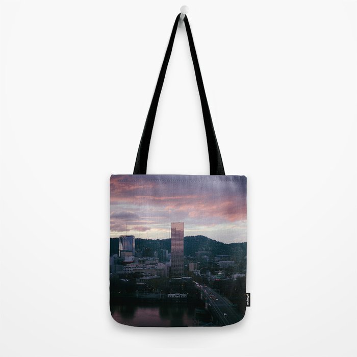 Evenings in Portland Tote Bag Gallery Image 2