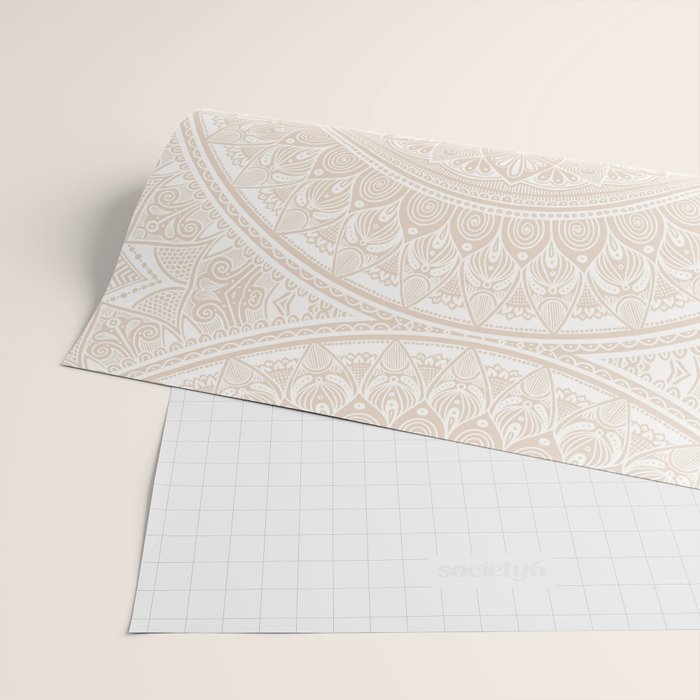 Bloom- Pebble  Wrapping Paper Gallery Image 2