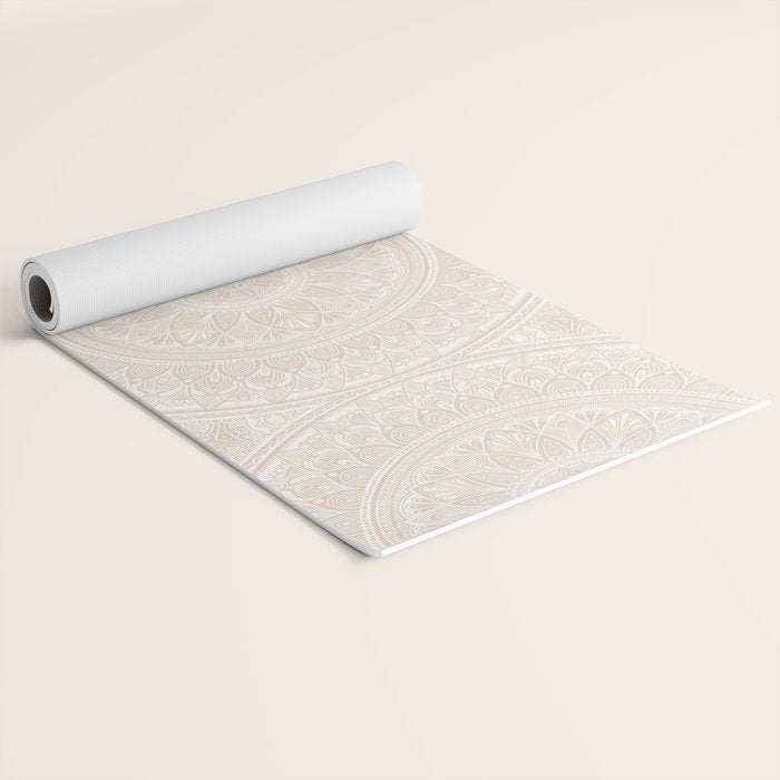 Bloom- Pebble  Yoga Mat Gallery Image 2
