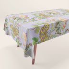 Butterfly Purple Garden Tablecloth Gallery Image 1