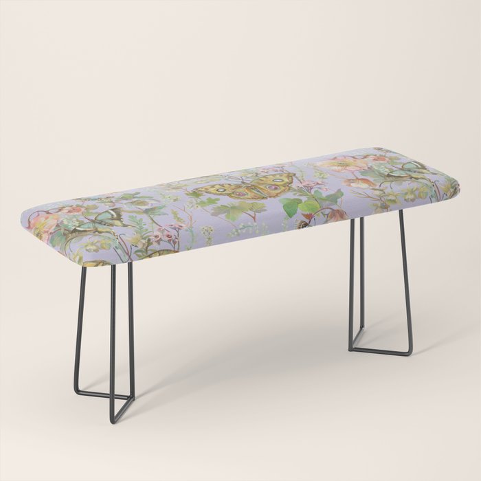Butterfly Purple Garden Bench Gallery Image 1