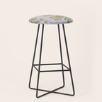 Butterfly Purple Garden Stool Gallery Image 1