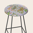 Butterfly Purple Garden Stool Gallery Image 2