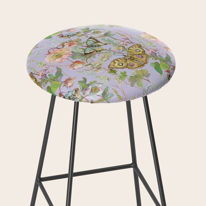 Butterfly Purple Garden Stool Gallery Image 2