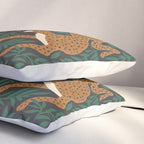 Leopard Vase - midnight Pillow Sham Gallery Image 3