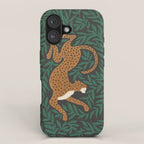 Leopard Vase - midnight iPhone Case Gallery Image 1