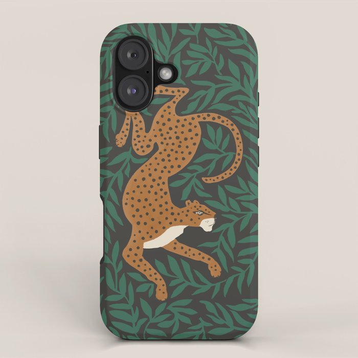 Leopard Vase - midnight iPhone Case Gallery Image 1