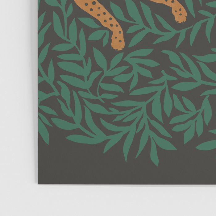 Leopard Vase - midnight Poster Gallery Image 3