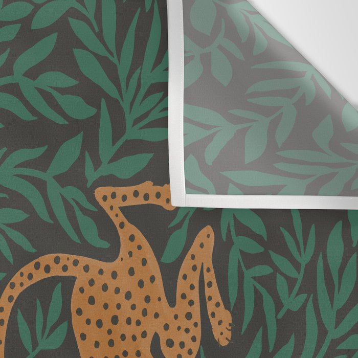 Leopard Vase - midnight Wall Tapestry Gallery Image 3