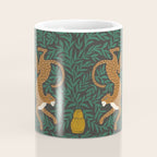 Leopard Vase - midnight Coffee Mug Gallery Image 4