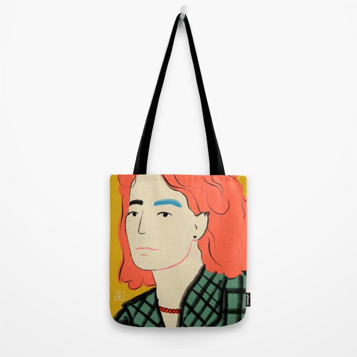 WOOL COAT GIRL Tote Bag Gallery Image 2