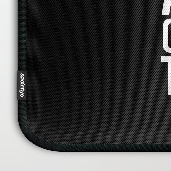 Unable To Quit Too Legit (Black & White) Laptop Sleeve Gallery Image 3