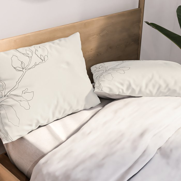 Floral Study No. 3 Pillow Sham Gallery Image 2