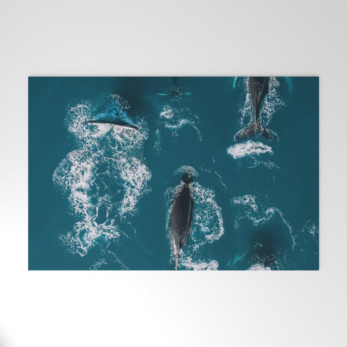Humpback Whales In The Arctic Welcome Mat Gallery Image 1