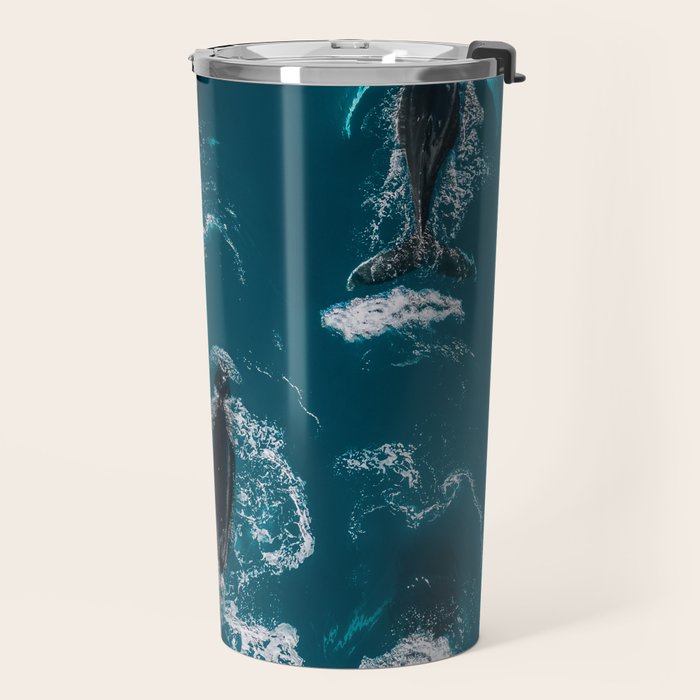 Humpback Whales In The Arctic Travel Mug Gallery Image 2
