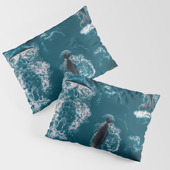 Humpback Whales In The Arctic Pillow Sham Gallery Image 3