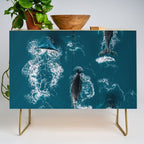 Humpback Whales In The Arctic Credenza Gallery Image 1