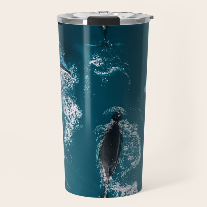 Humpback Whales In The Arctic Travel Mug Gallery Image 1