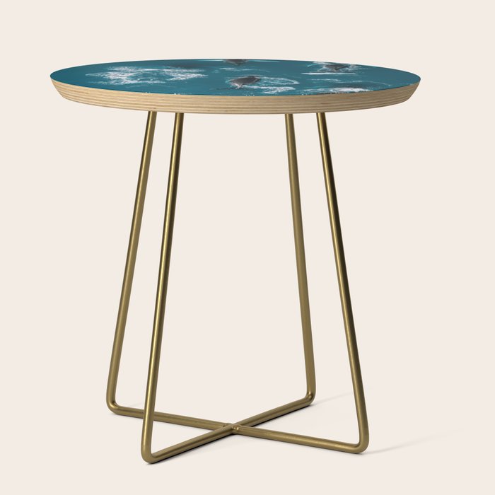 Humpback Whales In The Arctic Side Table Gallery Image 1