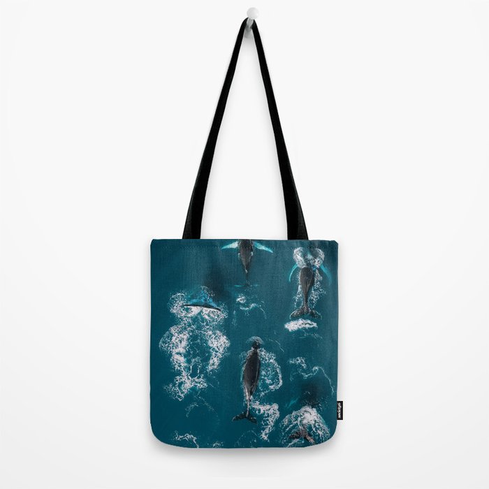 Humpback Whales In The Arctic Tote Bag Gallery Image 2