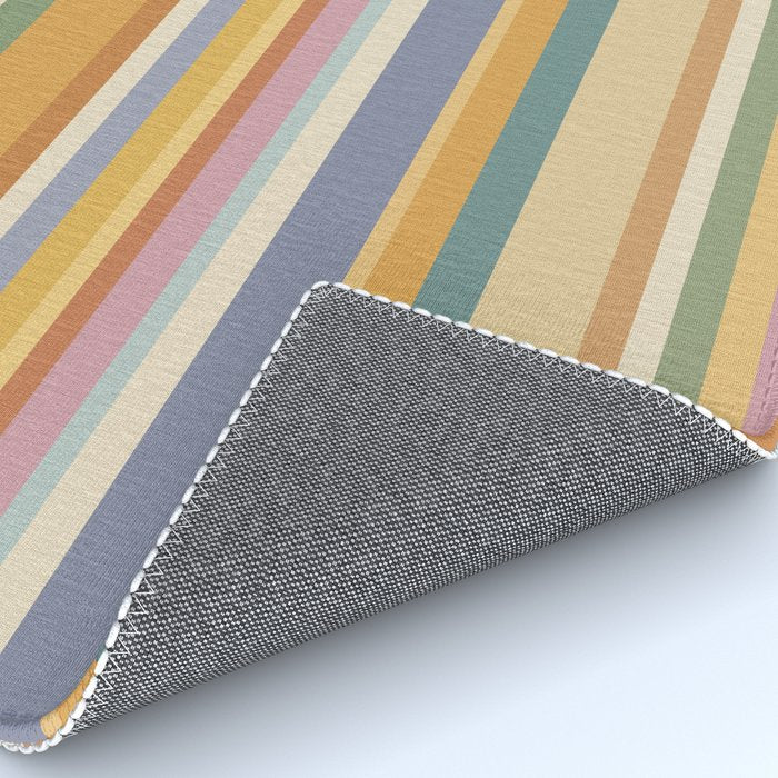 Classic Stripes VI - Vintage Pastel Rug Gallery Image 4