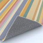 Classic Stripes VI - Vintage Pastel Rug Gallery Image 4