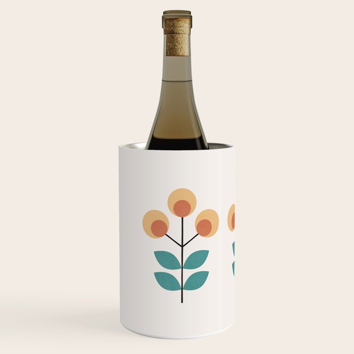 Retro Flower 1-1 Wine Chiller Gallery Image 2