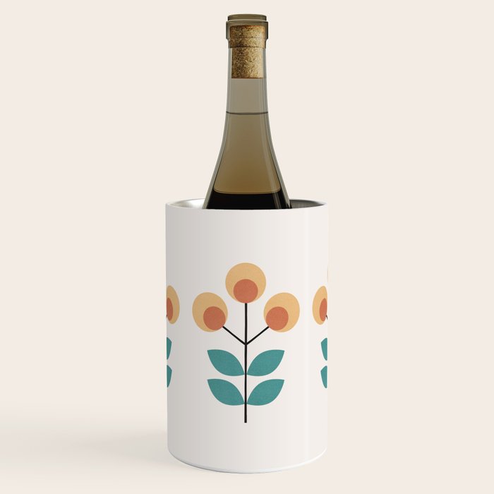 Retro Flower 1-1 Wine Chiller Gallery Image 1