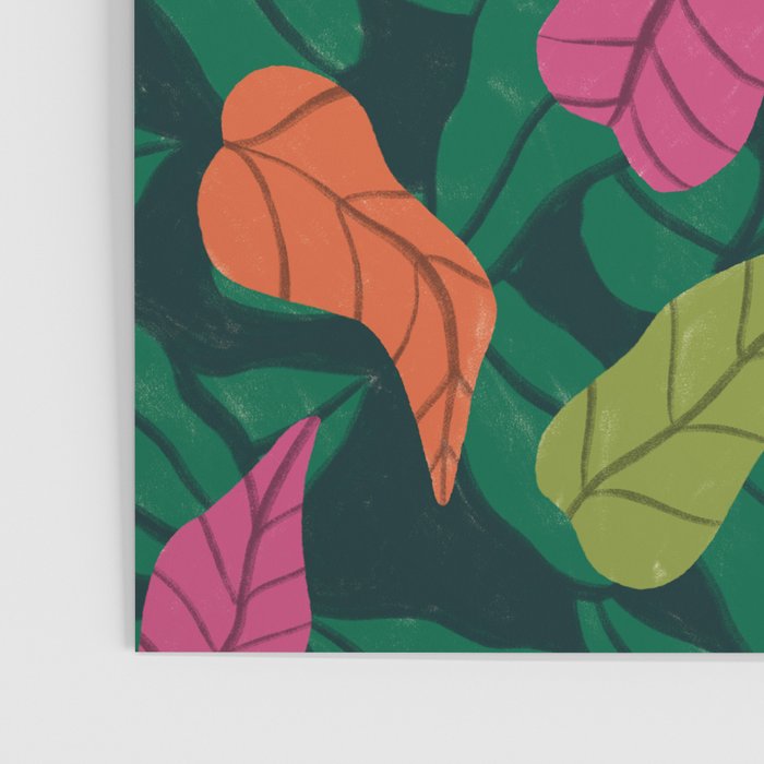 Tropical Leaf Pattern  Poster Gallery Image 3