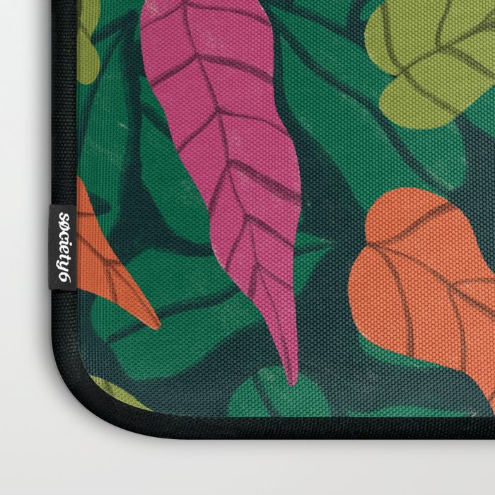 Tropical Leaf Pattern  Laptop Sleeve Gallery Image 3