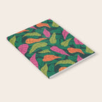 Tropical Leaf Pattern  Notebook Gallery Image 2