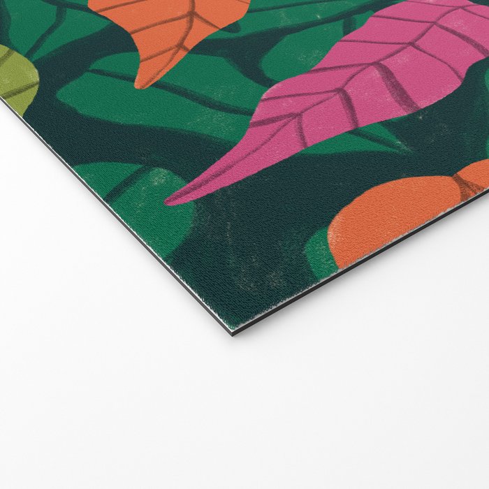 Tropical Leaf Pattern  Welcome Mat Gallery Image 2