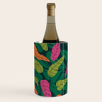 Tropical Leaf Pattern  Wine Chiller Gallery Image 3