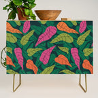 Tropical Leaf Pattern  Credenza Gallery Image 1