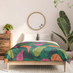 Tropical Leaf Pattern  Comforter Gallery Image 3