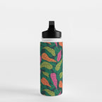 Tropical Leaf Pattern  Water Bottle Gallery Image 3