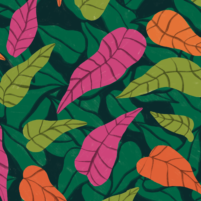 Tropical Leaf Pattern  Coffee Mug Gallery Image 2