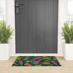 Tropical Leaf Pattern  Welcome Mat Gallery Image 3