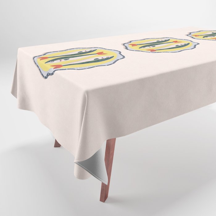 Fish On A Plate Tablecloth Gallery Image 1