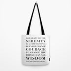 The Serenity Prayer Tote Bag Gallery Image 2