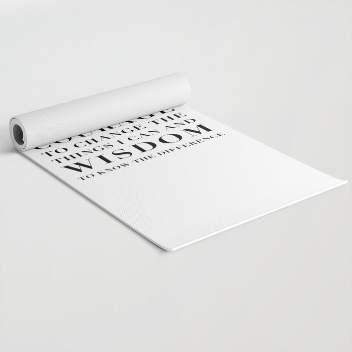 The Serenity Prayer Yoga Mat Gallery Image 2