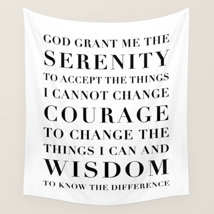 The Serenity Prayer Wall Tapestry Gallery Image 4