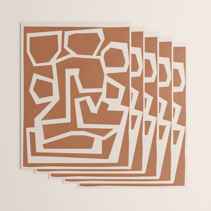 Fragmented Paths 7 Wrapping Paper Gallery Image 3