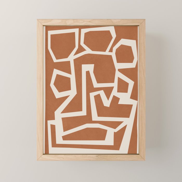 Fragmented Paths 7 Mini Art Print Gallery Image 1