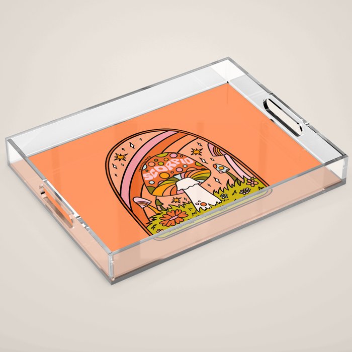 Scorpio Mushroom Acrylic Tray Gallery Image 1